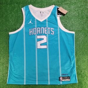 Nike Jordan Charlotte Hornets Lamelo Ball #2 Swingman Jersey Men's Size 3XL New